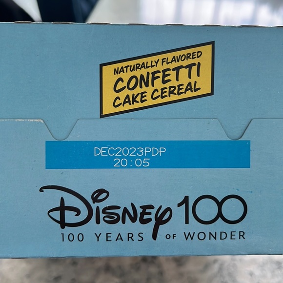 Limited Edition Post Disney 100 Years Of Wonder Mickey Mouse Club Cake Cereal - Picture 5 of 5